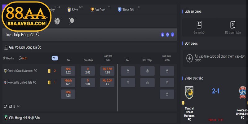 Sân chơi uy tín hiện đang cung cấp nhiều tỷ lệ cược thể thao đỉnh cao