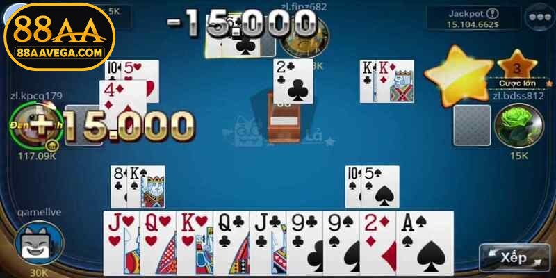 Ôm bom là tình huống đặc biệt trong Phỏm cần phải chú ý